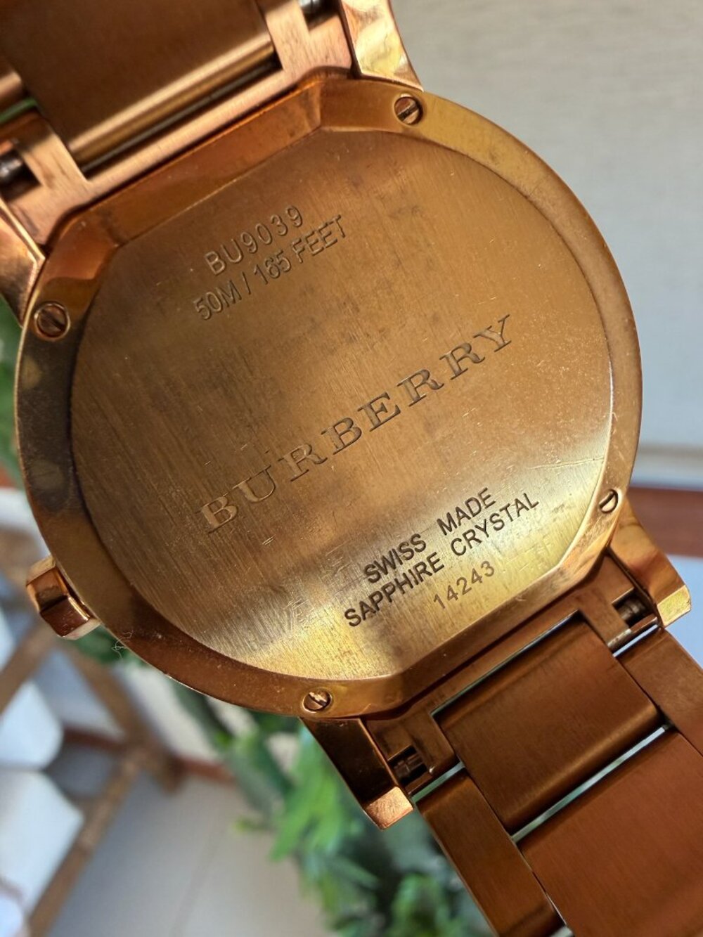 Burberry The City Rose Gold Dial - Steel Strap Watch - Picture 8 of 8